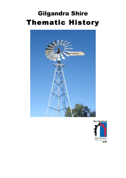 Thematic History - gilgandra.nsw.gov.au