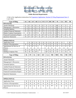 Public Records Package - National Association of Insurance