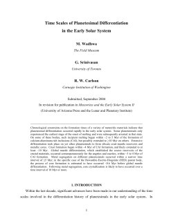 Time Scales of Planetesimal Differentiation in the Early Solar System
