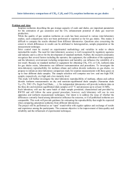 1 Inter-laboratory comparison of CH4, C2H6 and