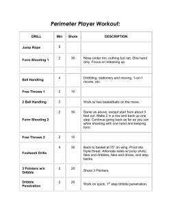 Perimeter Player Workout - Coach Jackson`s Pages Basketball