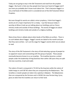 November 10, 2013 - Allison Creek Presbyterian Church