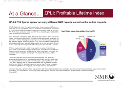 At a Glance 1 - National Milk Records