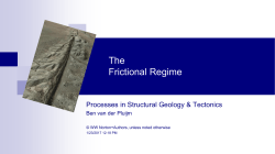 Frictional Regime - Processes in Structural Geology and Tectonics