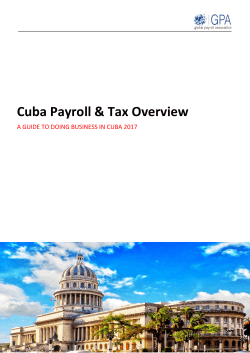 Cuba - Global Payroll Association