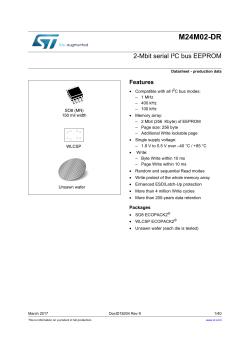 2-Mbit serial I&sup2;C bus EEPROM