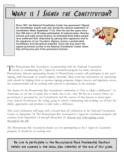 Lesson Guide - PA Bar Association