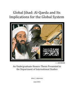 Al-Qaeda and its Implications for the Global System