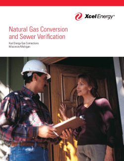 Natural Gas Conversion and Sewer Verification