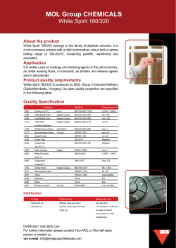 Data sheet - White Spirit 180