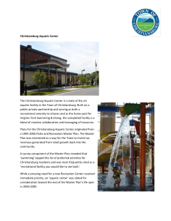 Christiansburg Aquatic Center The Christiansburg Aquatic Center is