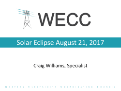 11 - Solar Eclipse August 21 2017