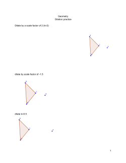 dilate by scale factor of -1.5 dilate k=0.5 1