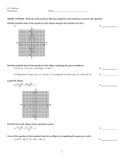 Ch. 9 Review Precalculus.tst