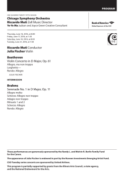 Here - Chicago Symphony Orchestra