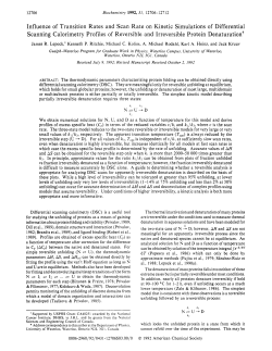 Influence of transition rates and scan rate on kinetic simulations of