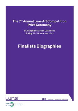 Please note the list of finalists is in first name