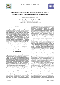 Estimation of cylinder quality measures from quality