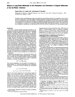 Effects of Long-chain Molecules on the