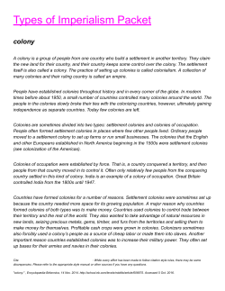 Types of Imperialism Packet - Google Docs