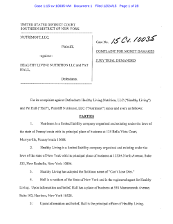 Complaint - Casewatch