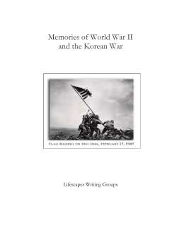 Memories of World War II and the Korean War