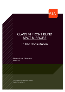 Class VI Front Blind Spot Mirrors