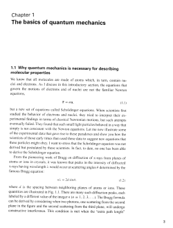 The basics of quantum mechanics