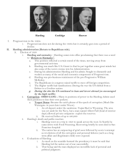 to &ldquo;Return to Normalcy&rdquo;.