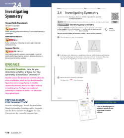 2 . 4 Investigating Symmetry