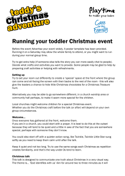 teddy`s Christmas adventure