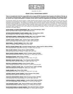 miami local franchised agents