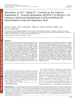 Dependent K Channel Modulators NS1619 [1,3-Dihydro-1