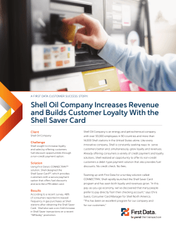 Shell Oil Company Increases Revenue and Builds Customer Loyalty