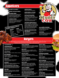 to see our new menu