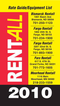 2010 - Fargo RentAll