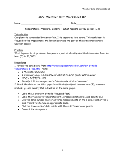 MiSP Weather Data Worksheet #2