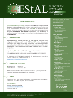 call for papers