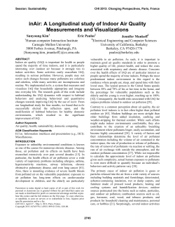 inAir: a longitudinal study of indoor air quality measurements and