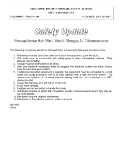 Fish tanks - broward.k12.fl.us