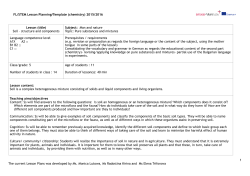 Lesson Plan 5th Grade