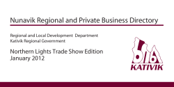 Nunavik Regional and Private Business Directory