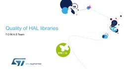 11_Quality of the HAL libraries