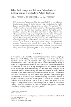 Anna Persson, Bo Rothstein and Jan Teorell