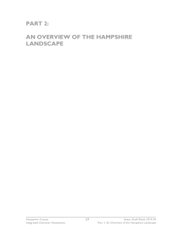an overview of the hampshire landscape