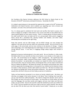 full address.. - The Office of the President of the Republic of Trinidad