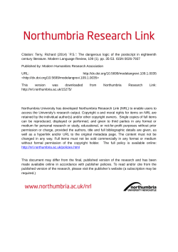 - Northumbria Research Link