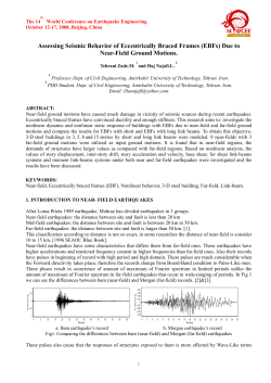 The 14th World Conference on Earthquake Engineering