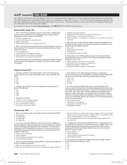 AJCP Journal CME/SAM