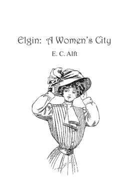 Elgin: A Women`s City - Gail Borden Public Library